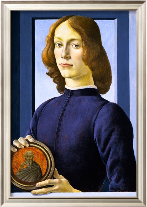 Portrait Of A Young Man - Sandro Botticelli painting on canvas